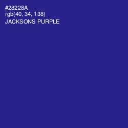 #28228A - Jacksons Purple Color Image